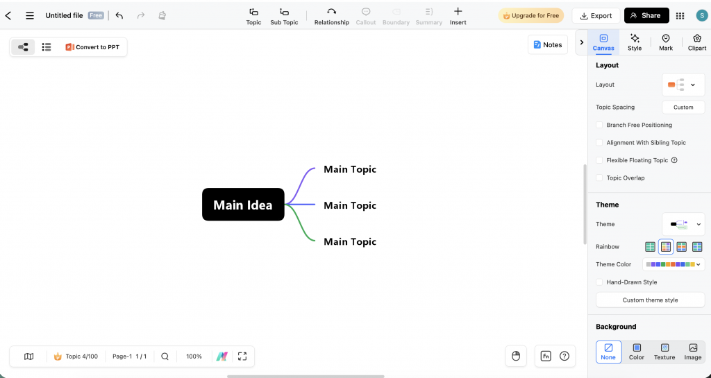 EdrawMind mind mapping software